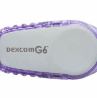 Dexcom G6 Transmitter. the transmitter snaps onto your G6 sensor and sends real-time glucose readings wirelessly to your compatible receiver. the transmitter lasts exactly 3 months.