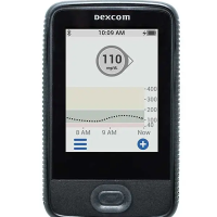 Dexcom G6 Receiver. Customizable alarms, Bluetooth connectivity, water resistant design, peace of mind.