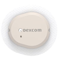 Dexcom G7 Sensor. Small all-in-one, discreet wearable sensor