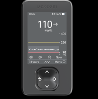 Dexcom G7 Reader. delivers real-time glucose results streamed every five minutes.